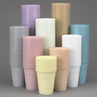 Plastic Cups 5oz Peach