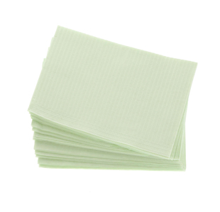 DHP Patient Bibs 2 Ply Green