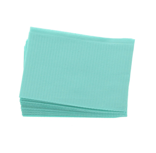 DHP Patient Bibs 2 Ply Aqua