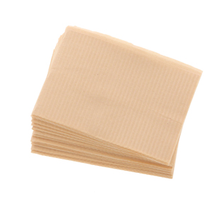 DHP Patient Bibs 2 Ply Peach