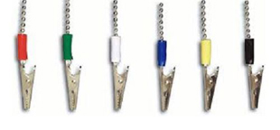 Bib Clip Chain Blue