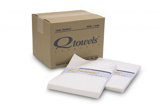 Q Towels 9" x 12" White #1500