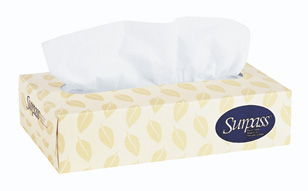 Surpass Facial Tissue White