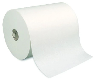Hard Roll Towels White