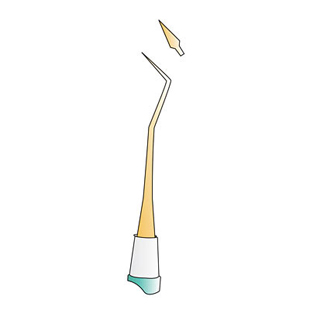 Two Part DE Wax Carver Half