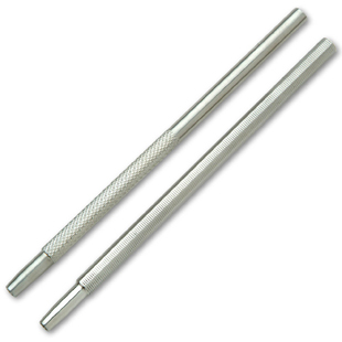 Metal Mirror Stem Round Simple