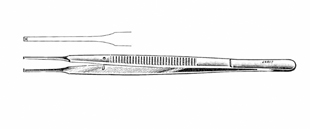 Gerald Tissue Forceps 7"