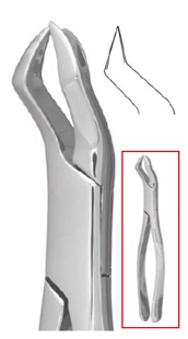 Nevius #88L Extraction Forceps