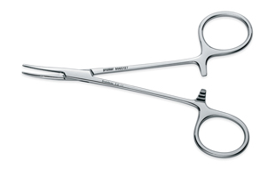 Hemostat 4-3/4" Curved