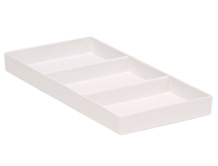 Cab Tray #17 White