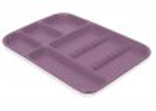 Tray Size B Divided Mauve