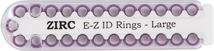 E-Z ID Rings Large Plum