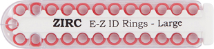 E-Z ID Rings Large Red