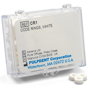 Code Rings Large White 60/pkg