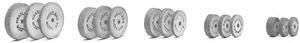 Mizzy Heatless Wheels White