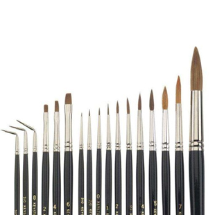 Red Sable Brush Flat #2