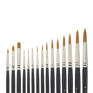 Flat Synthetic Brush #4