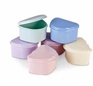 Pastel Denture Boxes Assorted