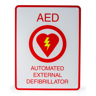 AED Wall Sign Kit Includes