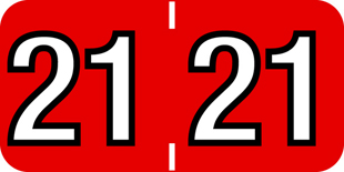 Colwell Year Code Label 21