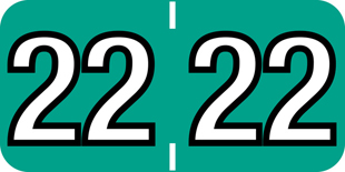 Colwell Year Code Label 22