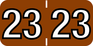 Colwell Year Code Label 23