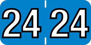 Colwell Year Code Label 24