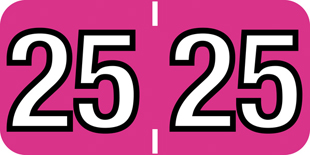 Colwell Year Code Label 25