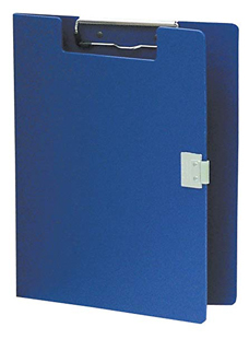 Poly Covered Clipboard Blue