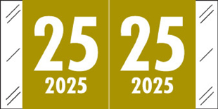 Yearcode Labels Col'R Tab 2025