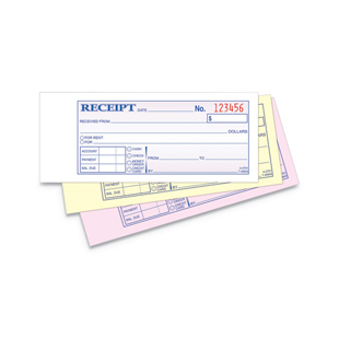 Receipt Book 3-Part Carbonless