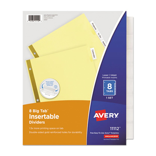 Avery Big Tab Insertable