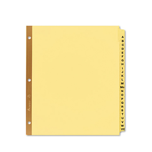 Preprinted Alpha Laminated Tab