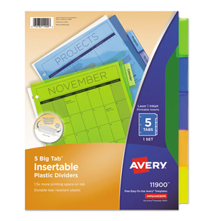 Avery Insertable Big Tab