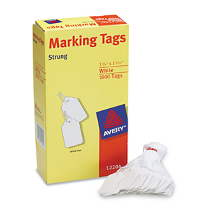 Strung Paper Marking Tags