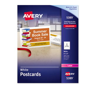 Avery Postcards for Laser