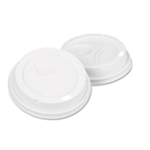 Dixie White Domed Lids For