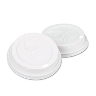 Dixie White Domed Lids For