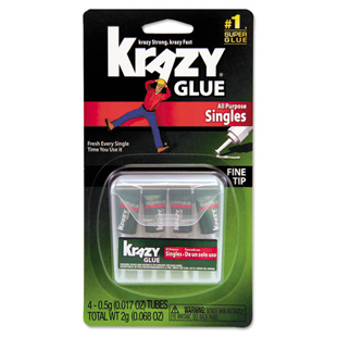 Krazy Glue Single-Use Tubes