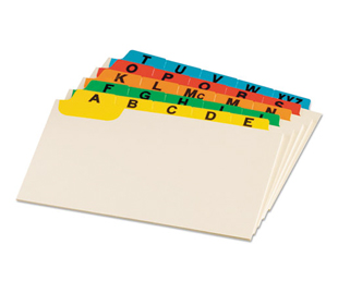 Oxford Laminated Index Card