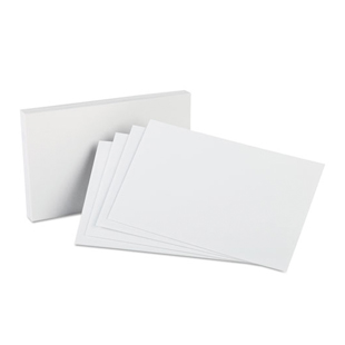 Oxford Unruled Index Cards