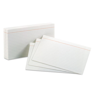 Oxford Ruled Index Cards