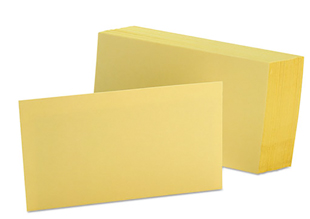 Oxford Index Cards Unruled