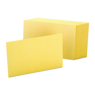 Oxford Unruled Index Cards
