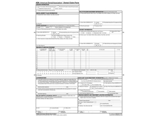 ADA Dental Claim Form 2024