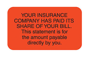 Red Insurance Labels, Ancom