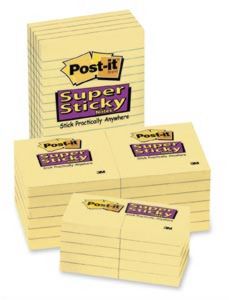 4" x 4" Canary Yellow Post-It