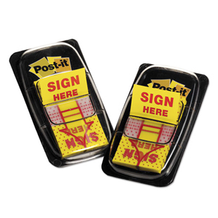 Post-it Arrow Message Flags in