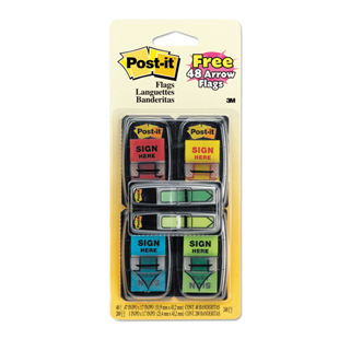 Post-it Arrow Message Flags in