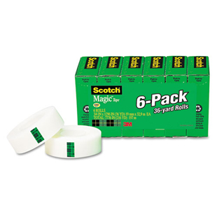 Scotch Magic Tape 1" Core
